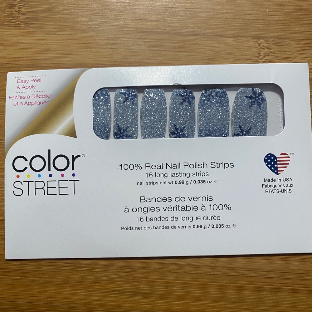 Color Street Nail Polish Strips Winter 2020 Ice Ice Maybe Set